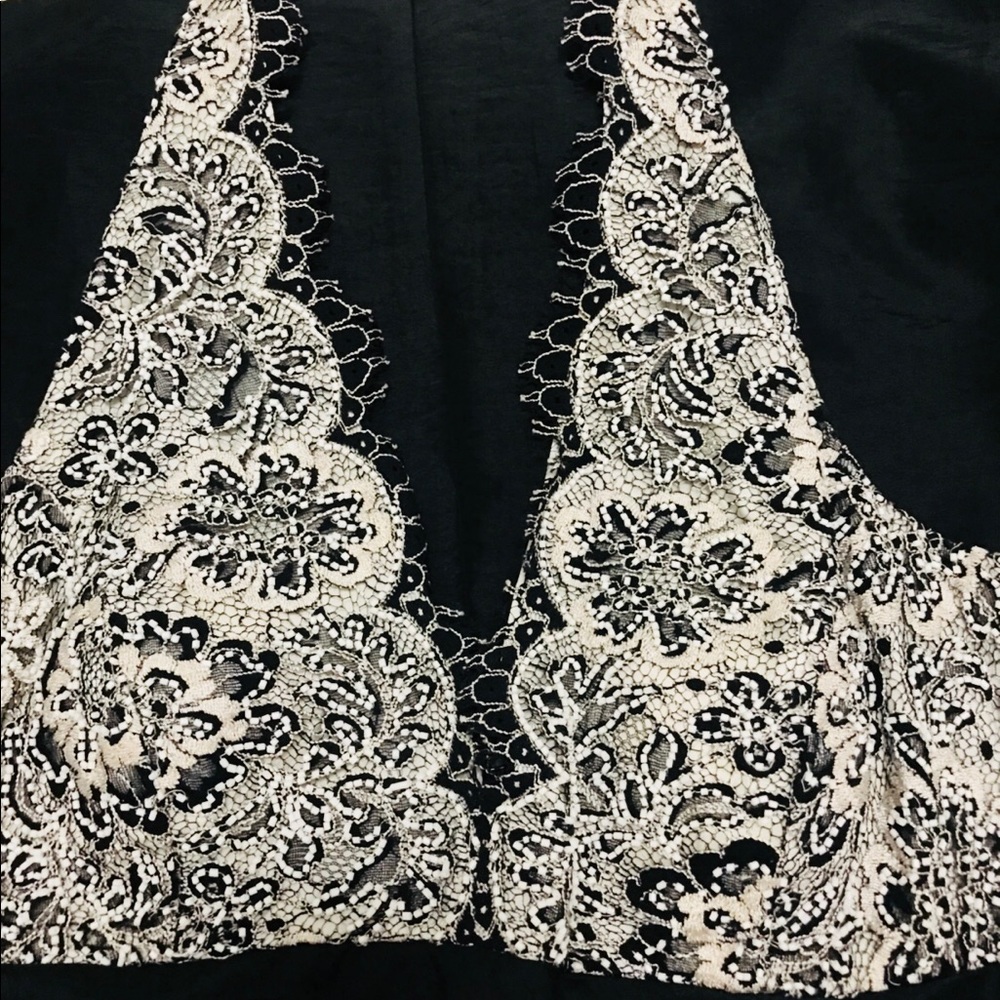 JS Boutique black and white lace cocktail dress 14 - Picture 3 of 8